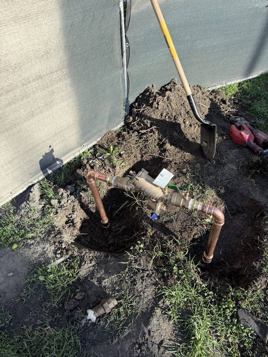 Backflow repair job