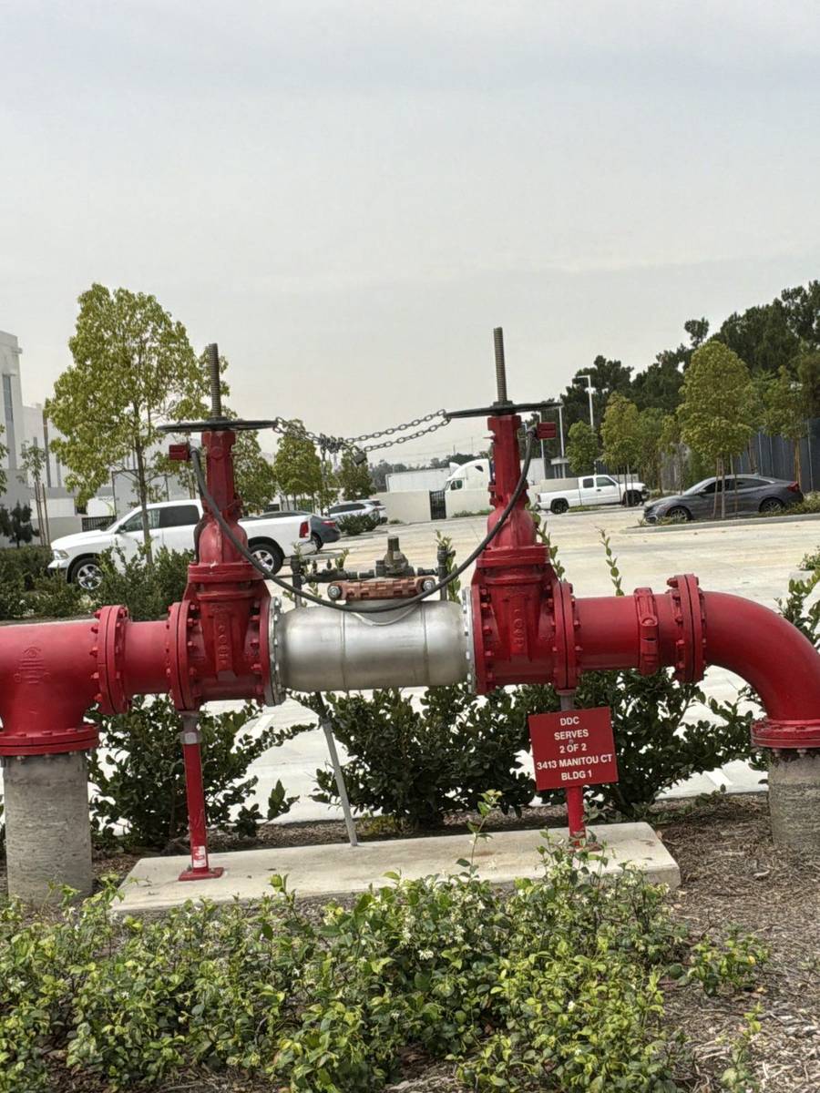 Field test of a backflow prevention assembly