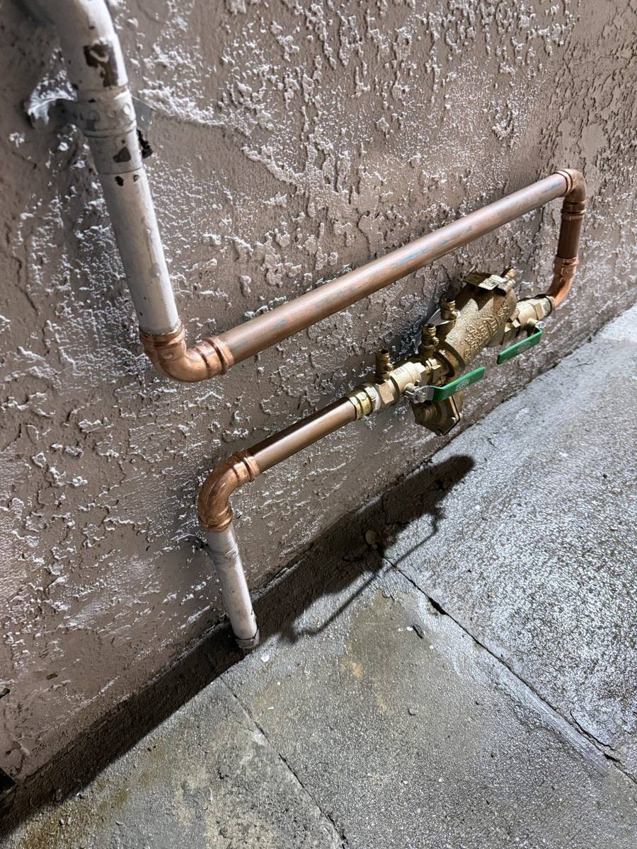 Backflow repair job