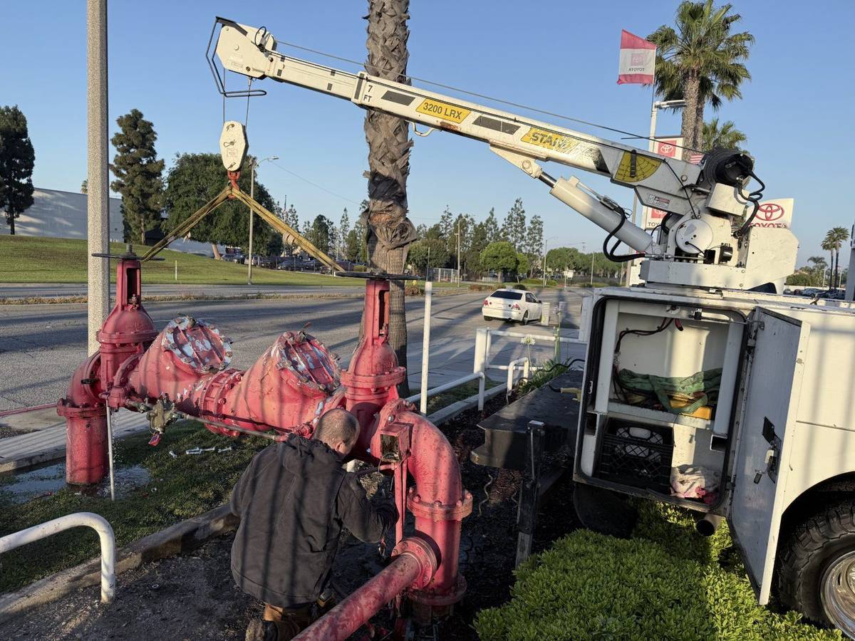 Atlas Backflow crane truck