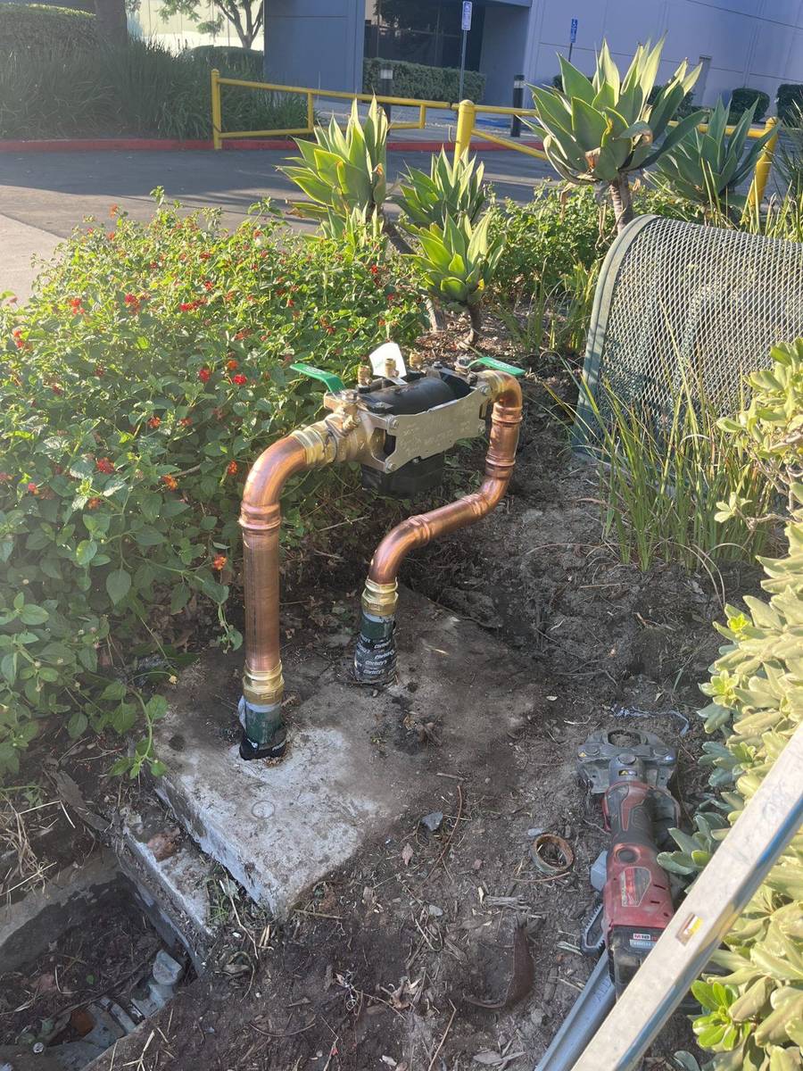 Backflow repair job