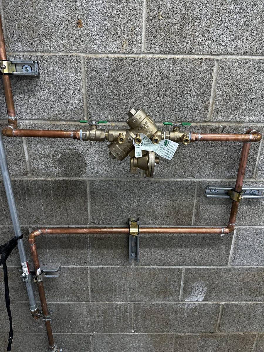 Backflow repair job