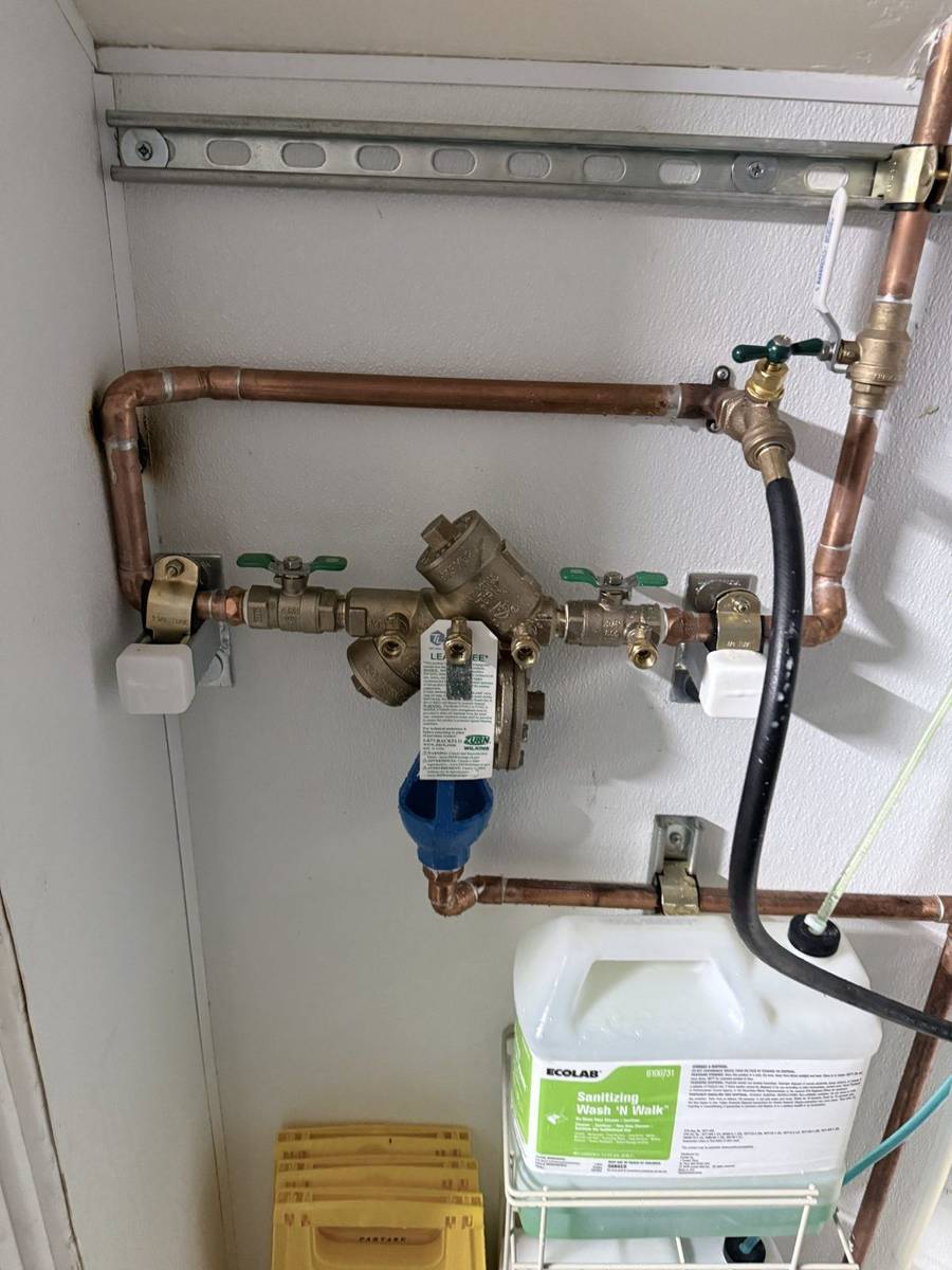 Backflow repair job